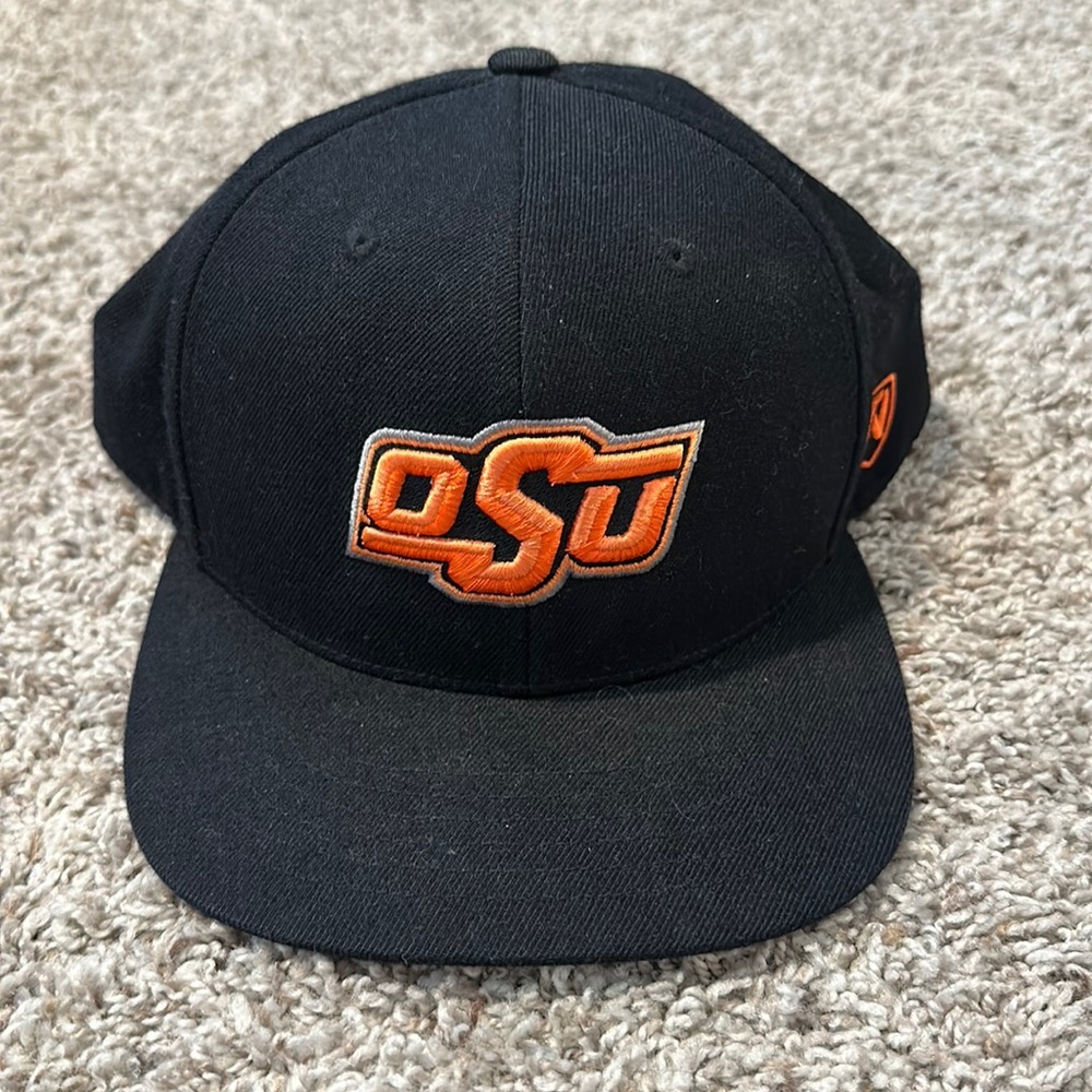Oklahoma State Cowboys Fitted Flatbill Hat - Top of the World